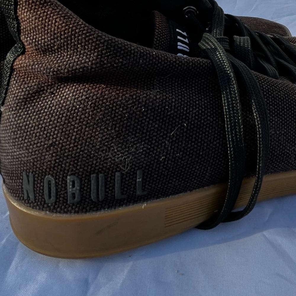 NoBull Black Mid Trainers Sneakers sz 8 - Picture 13 of 14
